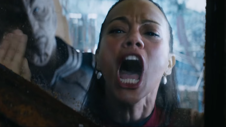 L'urlo di Zoe Saldana