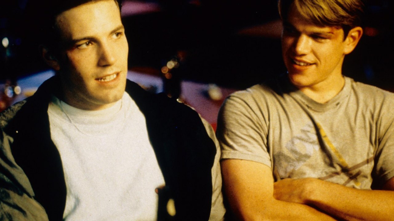 Ben Affleck e Matt Damon in una sequenza di Will Hunting - Genio ribelle