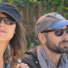 Fuoco amico TF45 - Eroe per amore: Giorgia Sinicorni e Raoul Bova durante una scena