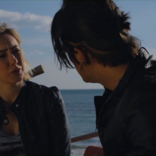 Con tutto l'amore che ho: Cristel Carrisi e Biagio D'Anelli in una scena del film