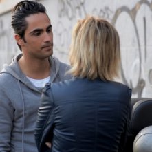 Con tutto l'amore che ho: Cristel Carrisi e Fabio Ferrante in una scena del film