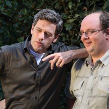 L'aquilone di Claudio: Massimo Poggio e Giuseppe Gandini in una scena del film