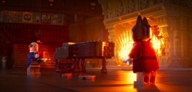 Lego Batman - Il film: Alfred e Batman in un momento del film animato