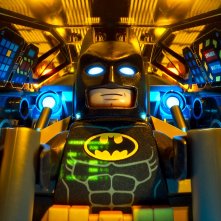 Lego Batman - Il film: la versione Lego di Batman in una scena del film animato