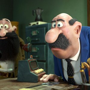 Mortadello e Polpetta contro Jimmy lo Sguercio: una scena del film animato