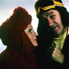 Superman II: Gene Hackman e Valerie Perrine in una scena