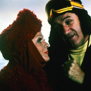 Superman II: Gene Hackman e Valerie Perrine in una scena