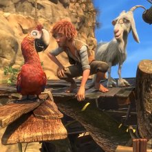 Robinson Crusoe: una scena del film d'animazione