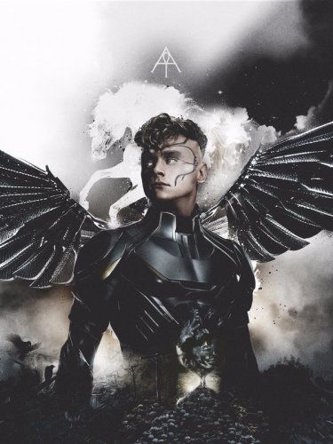 X-Men: Apocalisse - Il character poster di Angel, interpretato da Ben Hardy