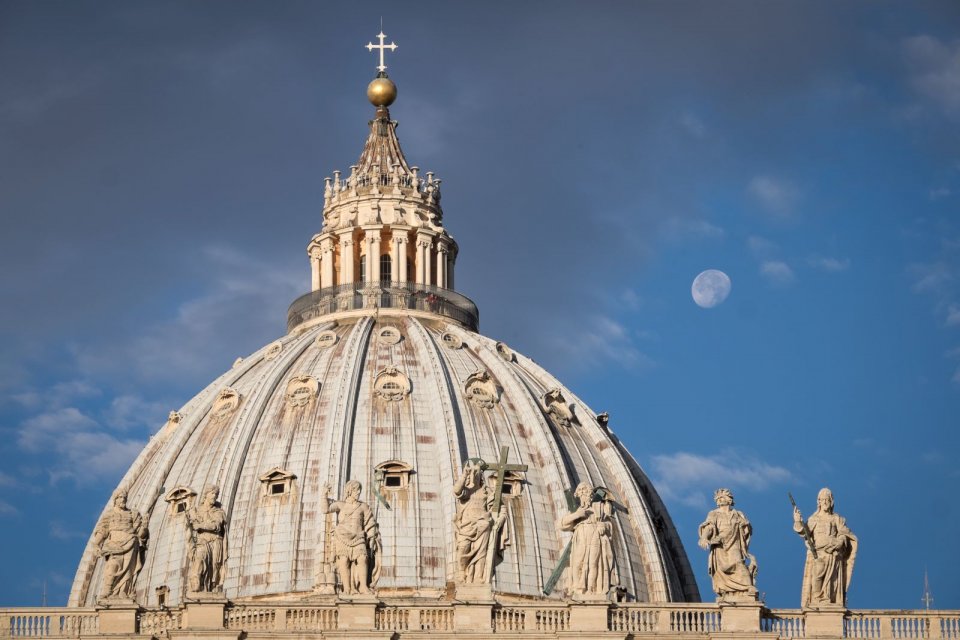 San Pietro e le Basiliche Papali di Roma 3D: la Cupola di San Pietro in un'immagine del documentario
