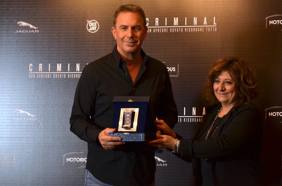 Criminal: Kevin Costner viene premiato con il nastro d'argento