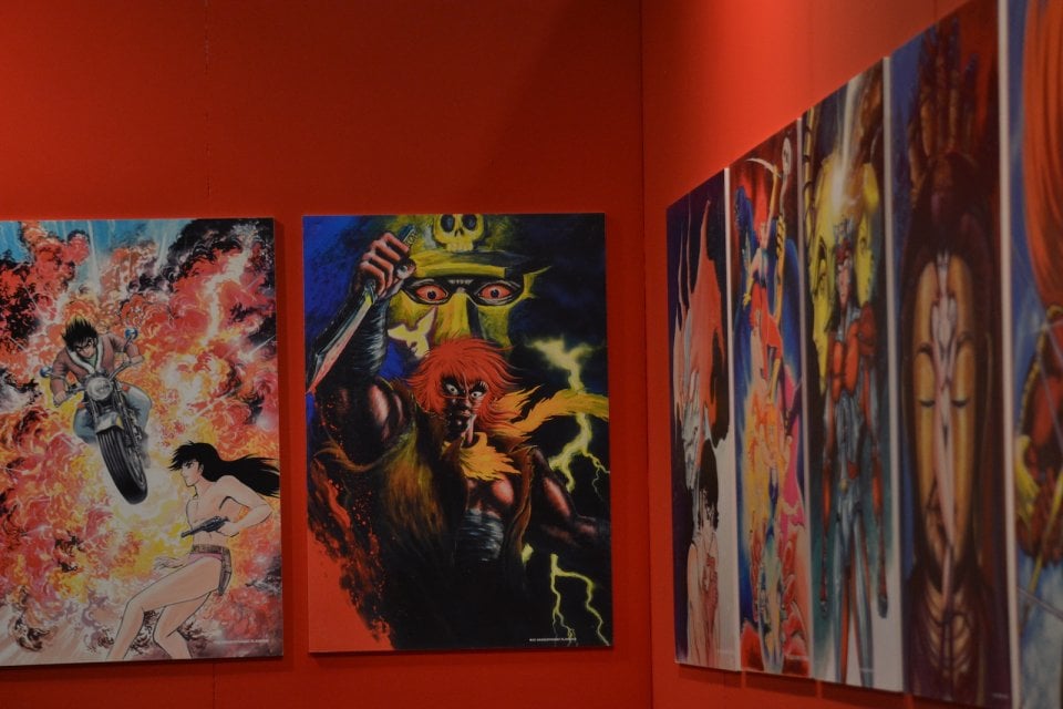 Romics 2016: un immagine della mostra dedicata alle opere di Go Nagai