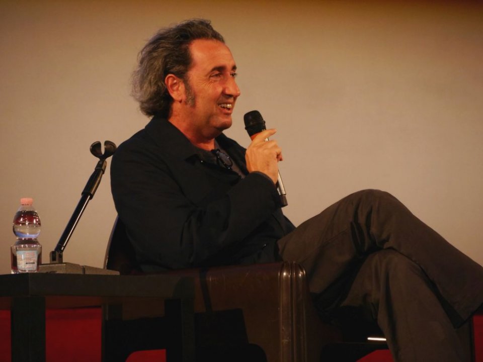 Paolo Sorrentino durante la masterclass del Lucca Film Festival