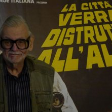 Lucca Film Festival: George Romero davanti al poster italiano di The Crazies