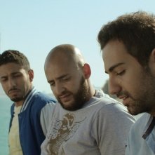 Viaggio da paura: Fadi Rifaai, Fahad Albutairi e Shadi Alfons in una scena del film
