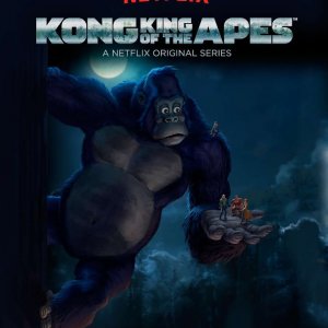 Kong - il re delle scimmie: la locandina della serie Netflix