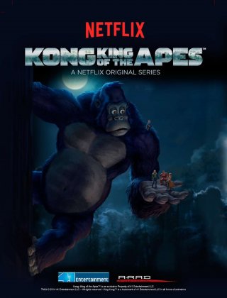 Kong - il re delle scimmie: la locandina della serie Netflix