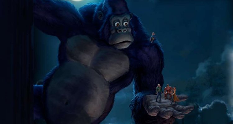 Kong il re delle scimmie la locandina della serie Netflix 424418