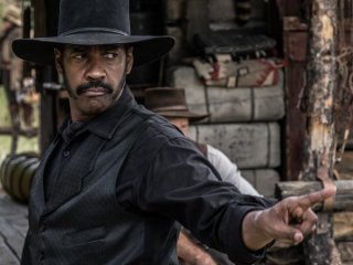 The Magnificent Seven: Denzel Washington in un'immagine del film