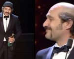 David 2016: Claudio Santamaria, sotto il cappello... niente!