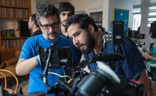 Aquarius: Kleber Mendonça Filho sul set del film da lui diretto