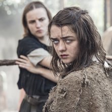 Il trono di spade: Arya in una foto tratta dalla puntata The Red Woman