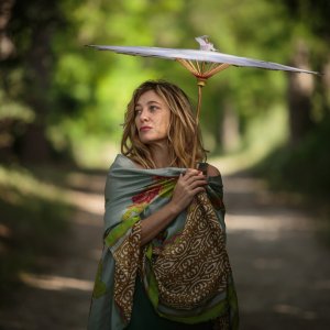 La pazza gioia: Valeria Bruni Tedeschi in una scena del film