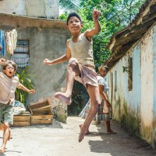 Pelé: Leonardo Lima Carvalho in una scena del film