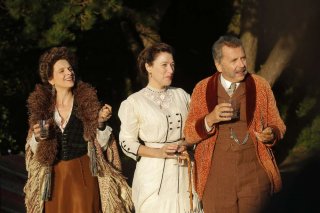 Slack Bay: Valeria Bruni Tedeschi, Juliette Binoche e Fabrice Luchini in una scena del film