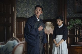 The Handmaiden: Tae Ri Kim e Ha Jung-woo in una scena del film