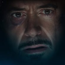 Captain America: Civil War - Robert Downey Jr. in un primo piano tratto dal film