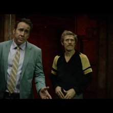 Dog Eat Dog: Nicolas Cage e Willem Dafoe in una scena del film