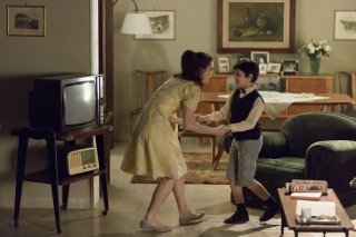 Fai bei sogni: Nicolò Cabras e Barbara Ronchi in una scena del film