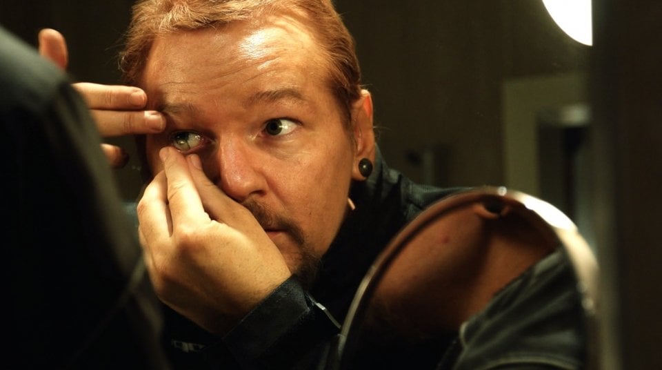 Risk: un'immagine che ritrae Julian Assange tratta dal documentario