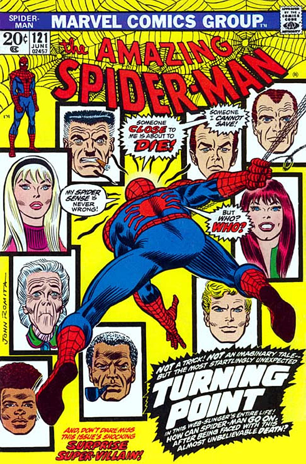 La copertina di Amazing Spider-Man #121