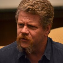 The Walking Dead: Michael Cudlitz in uno scatto durante le interviste a Napoli