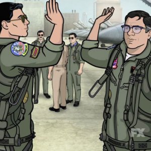 Archer: due dei protagonisti della serie