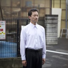 Harmonium: Kanji Furutachi in una scena del film