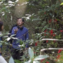 Harmonium: il regista Koji Fukada sul set del film