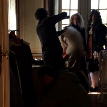 Last Days of Louis XIV: Jean-Pierre Leaud sul set del film