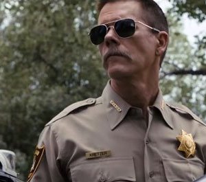 Kevin Bacon in Cop Car