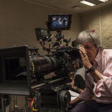 Miami Beach: il regista Carlo Vanzina al lavoro sul set del film