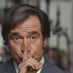 Ugo Tognazzi in una scena di Porcile