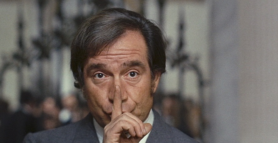 Ugo Tognazzi in una scena di Porcile