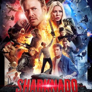 Sharknado The 4th Awakens: il poster del film tv