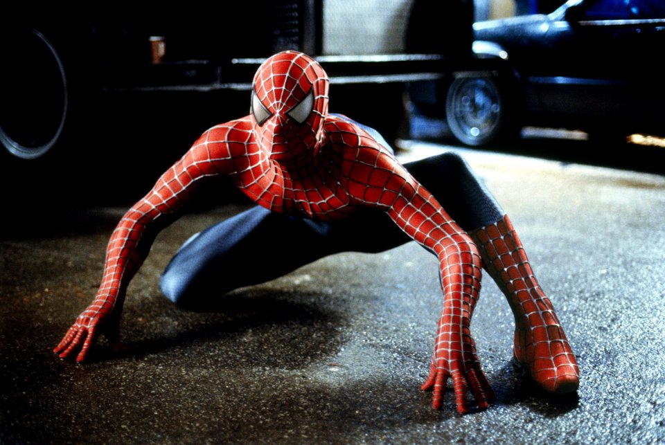 Spider-Man: un'immagine dell'eroe nel film di Sam Raimi