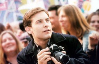 Tobey Maguire è Peter Parker in Spiderman