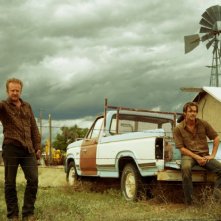 Hell or High Water: Chris Pine e Ben Foster in una foto del film
