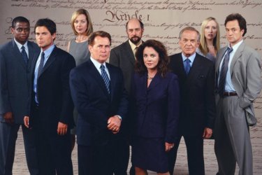 West Wing: una foto promozionale del cast