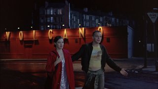 Kelly McDonald in Trainspotting con Ewan McGregor